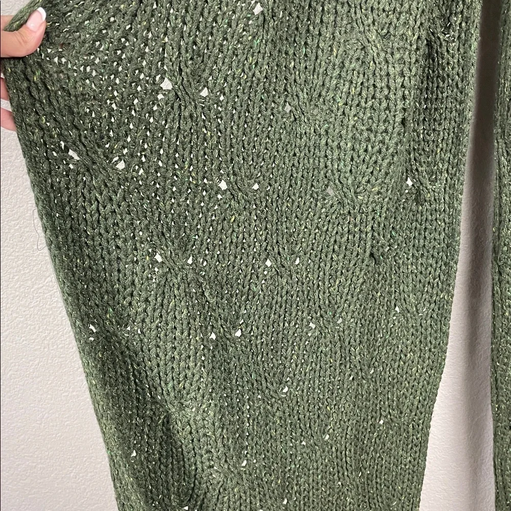 New Gentryportofino Chunky Knit Scarf Green Oversized Unisex